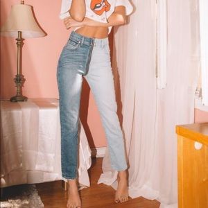 Revive Denim Yin Yang Crop Jeans